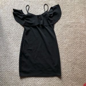 Black mini formal dress